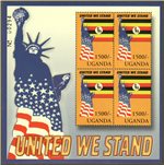 Uganda Scott 1765 MNH S/S (A13-16)